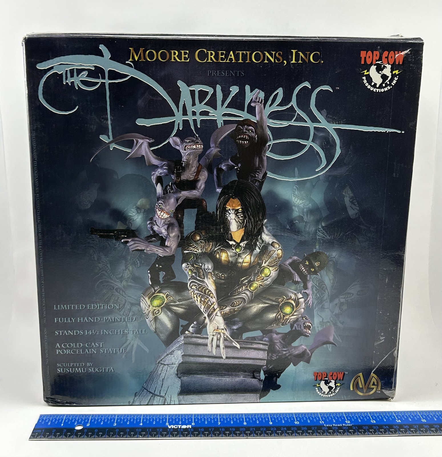 Moore Creations Top Cow The Darkness Cold-Cast Porcelain Statue #1091/3000 READ