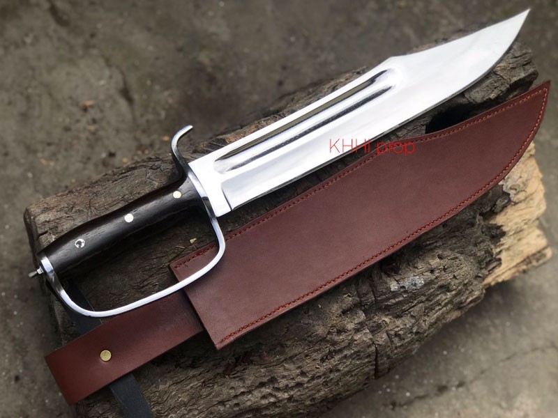 KHHI dbad Old War Bowie, customized Confederate D-Guard American Civil War Bowie