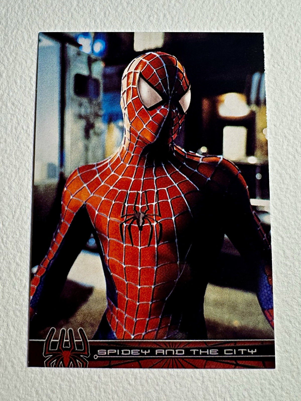Topps 2002 Marvel Spider-Man The Movie #40 Spidey and the City Trading Card