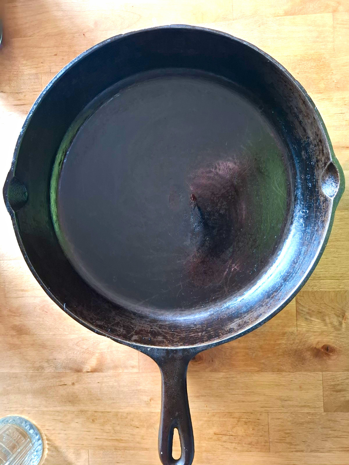 Cast Iron Skillet Frying Pan No. 10 12-7/16 inch Made in USA Collectible