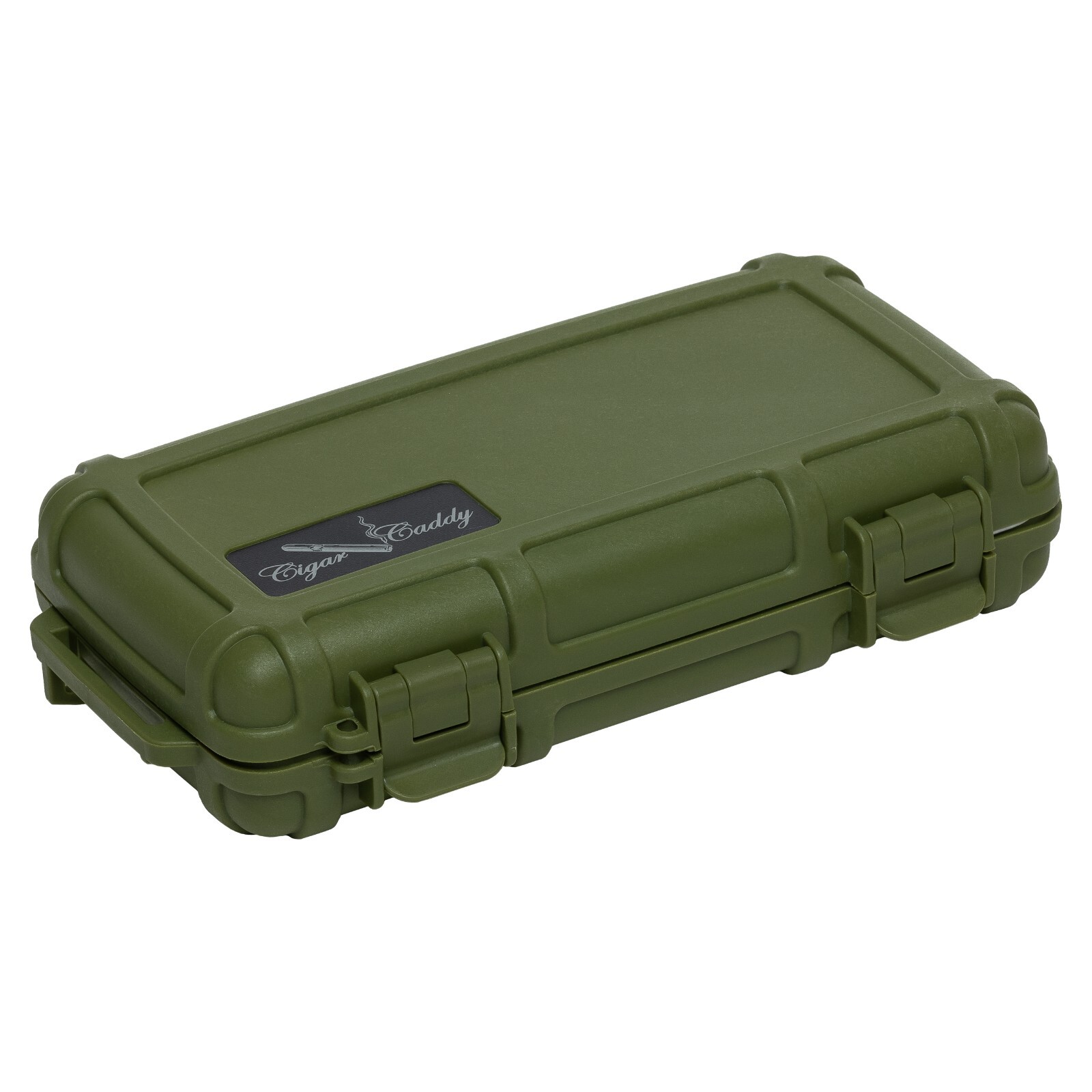 Cigar Caddy 3400 Waterproof Travel Cigar Humidor for 5 Cigars - Green
