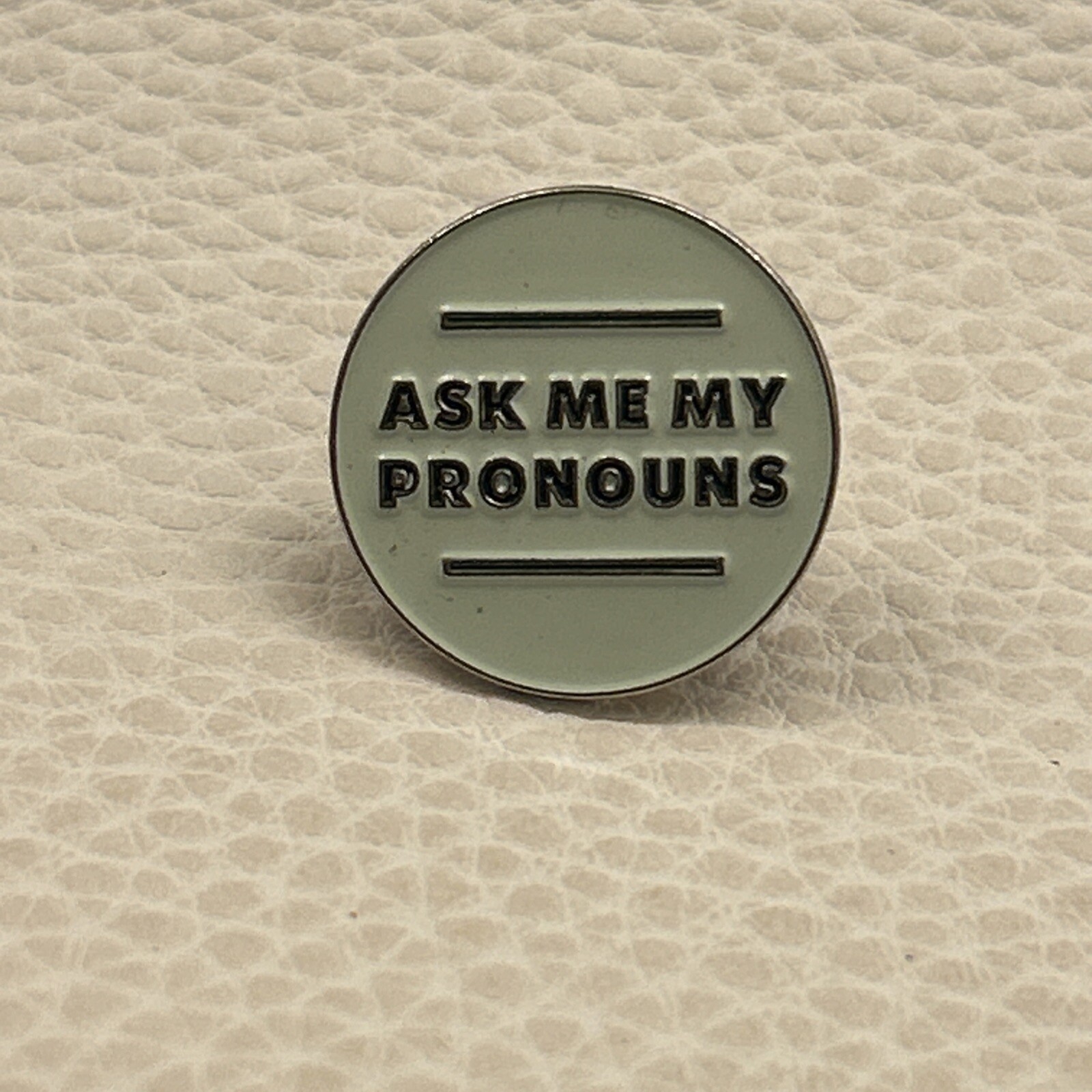 Starbucks Customer ServiceBarista ASK ME MY PRONOUNS Enamel Lapel Pronouns Pin