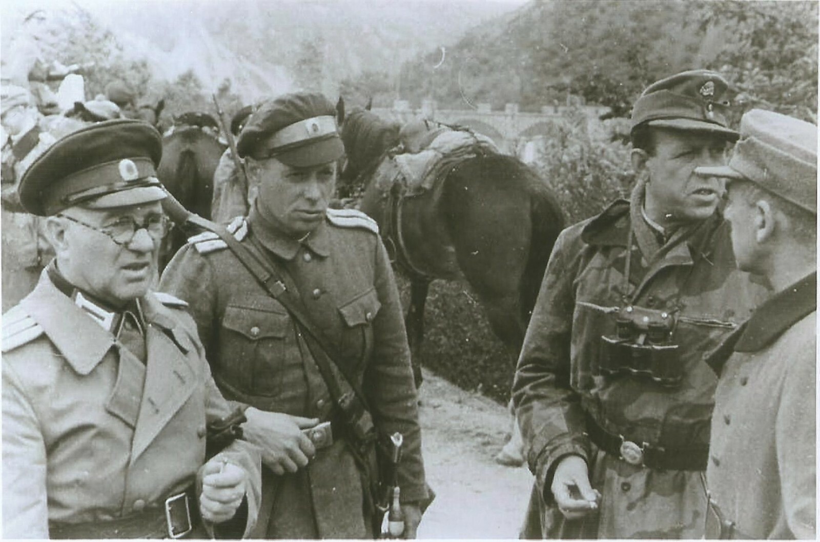 WW II - German  Photo --.. Wehrmacht -  Cossacks