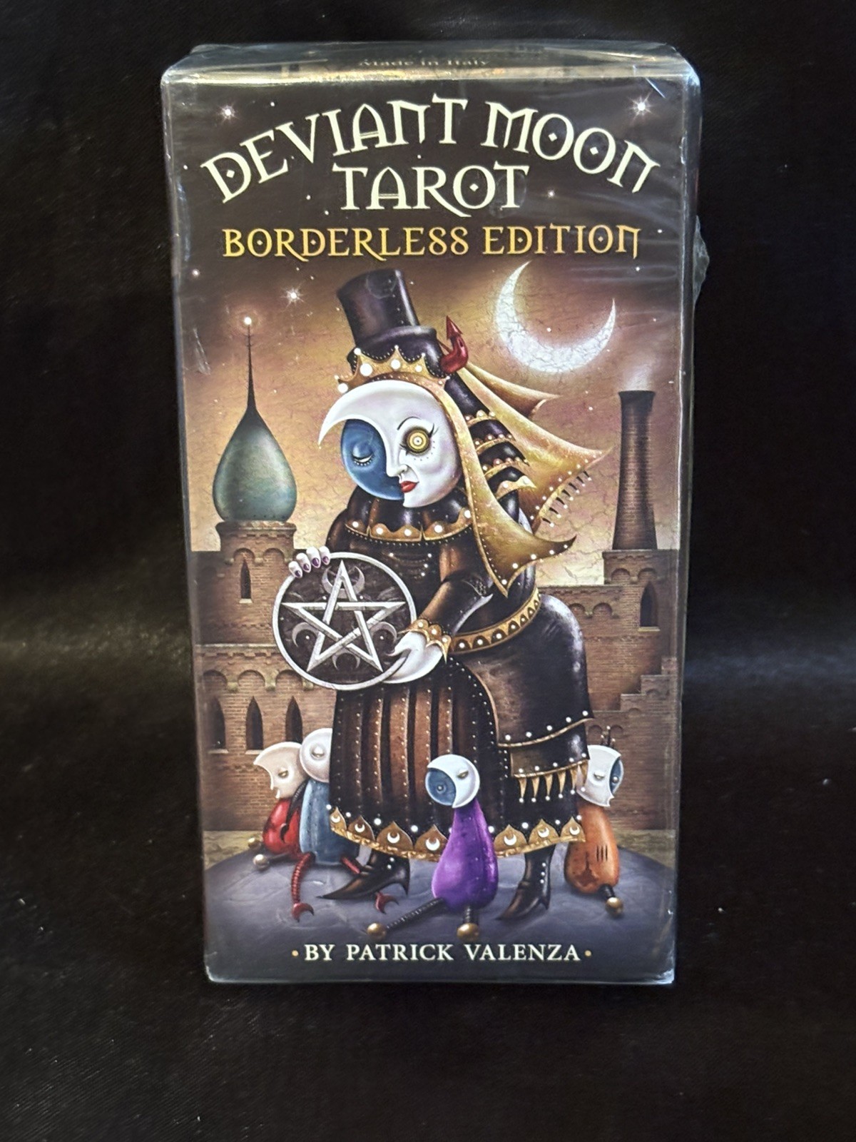Deviant Moon (borderless) tarot deck by Patrick Valenza NEW SEALED DECK