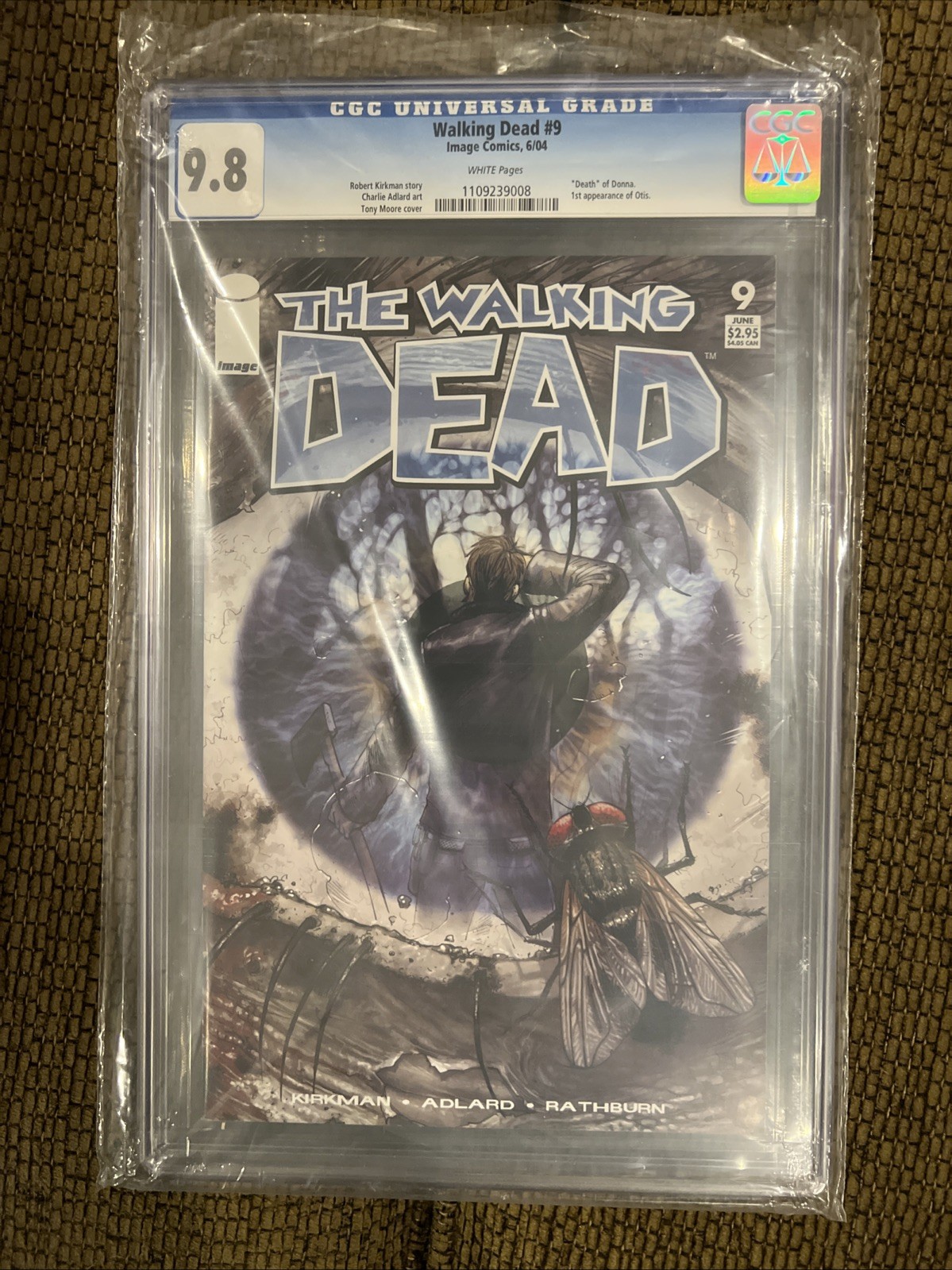 Image Comics the Walking Dead #9 2004 CGC 9.8 1st Appearance of Otis