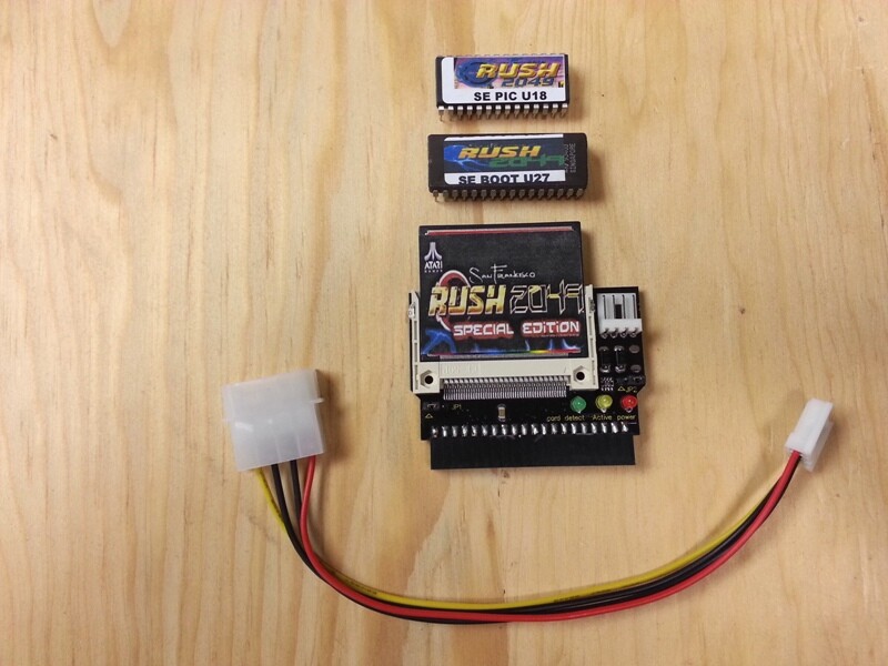 RUSH 2049 SPECIAL EDITION COMPACT FLASH UPGRADE KIT WORKS ON ANY RUSH 2049 