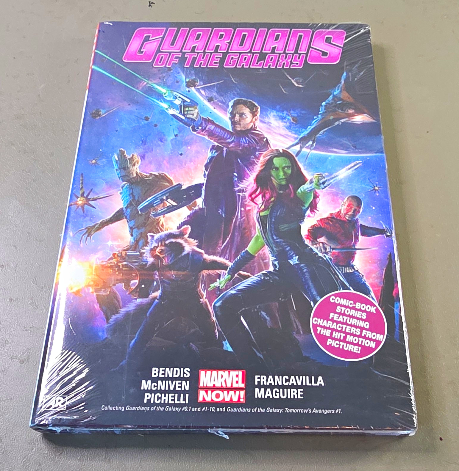 Marvel Guardians of the Galaxy Hardcover Graphic Novel Bendis Star-Lord Groot
