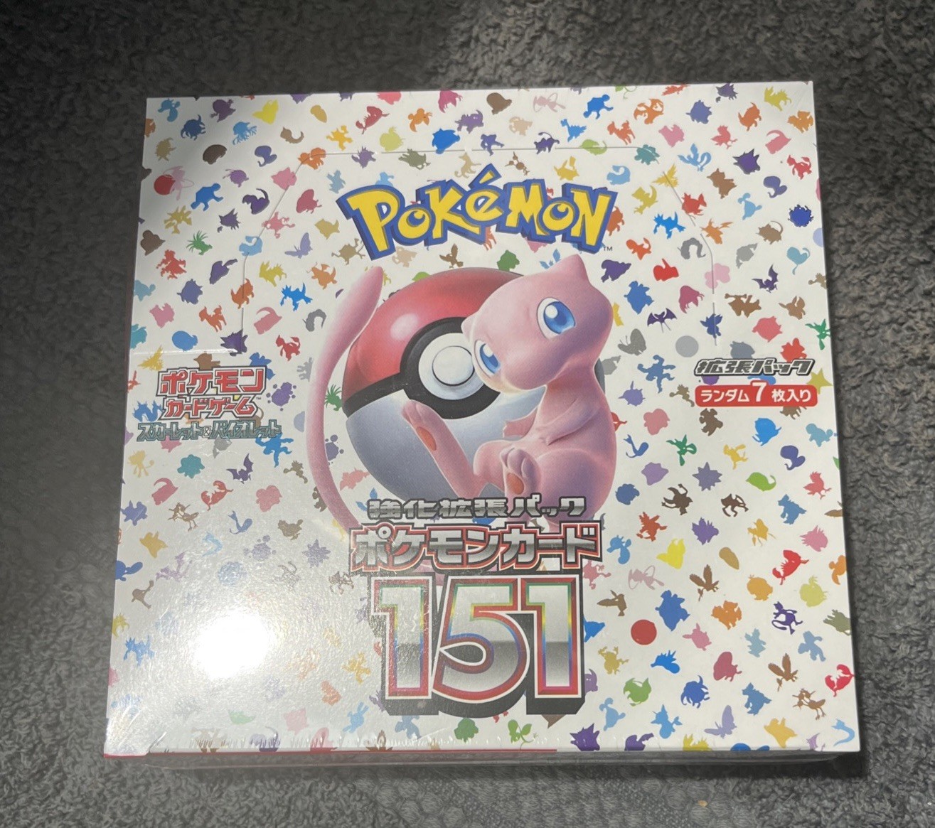 Pokemon 151 Japanese Booster Box SV2a Sealed x1 with shrink