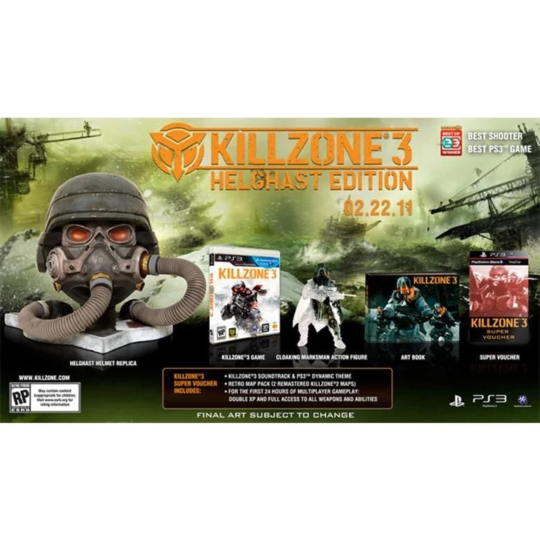PS 3 KILL ZONE 3 HELGHAST EDITION