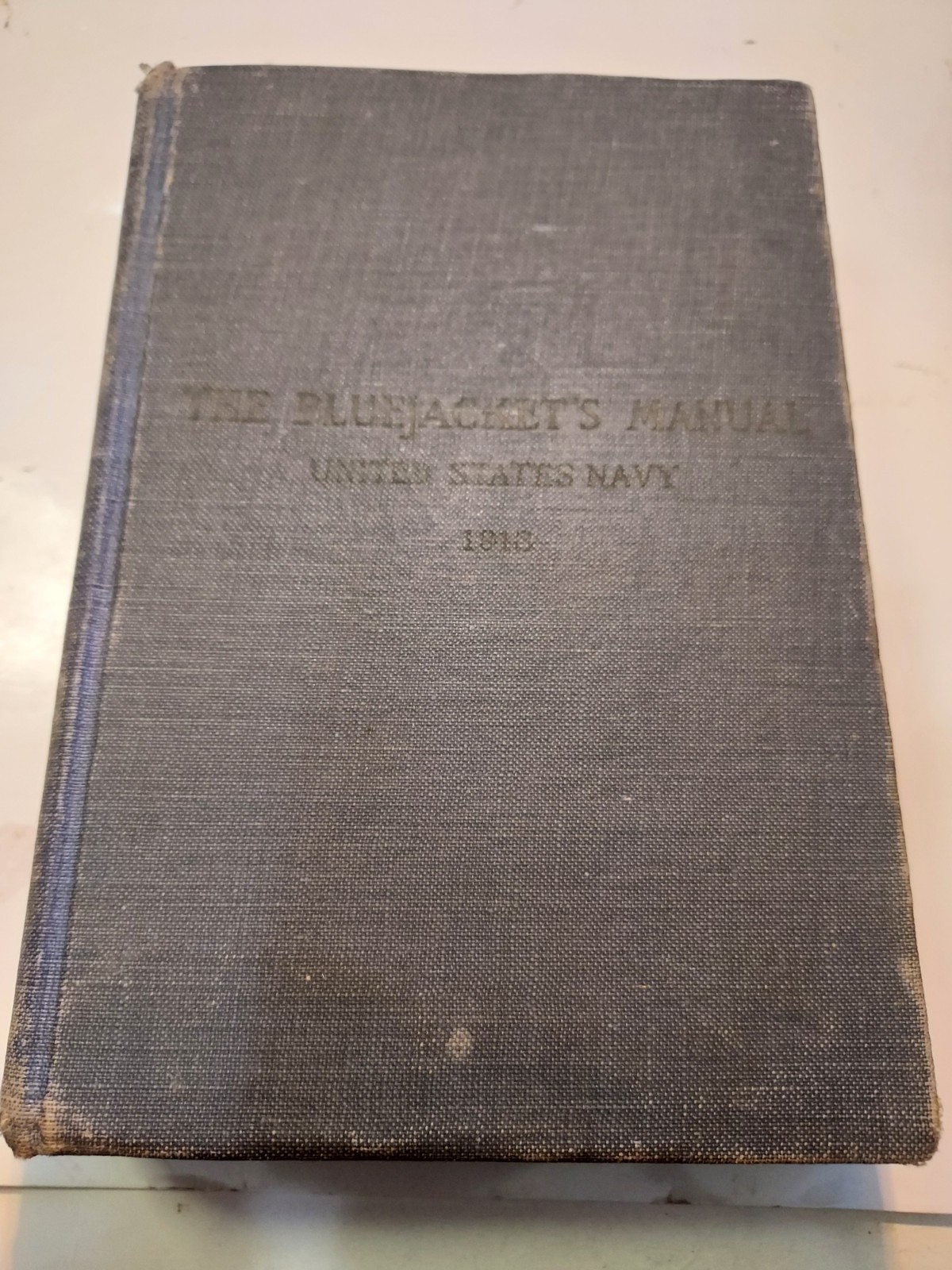 1918 WWI The Bluejacket\'s Manual, United States Navy, Sixth Edition, Hardcover