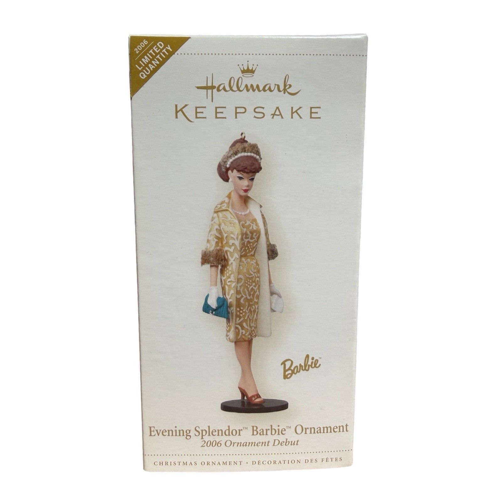 2006 Hallmark Evening Splendor Barbie Ornament - Barbie Doll - Limited