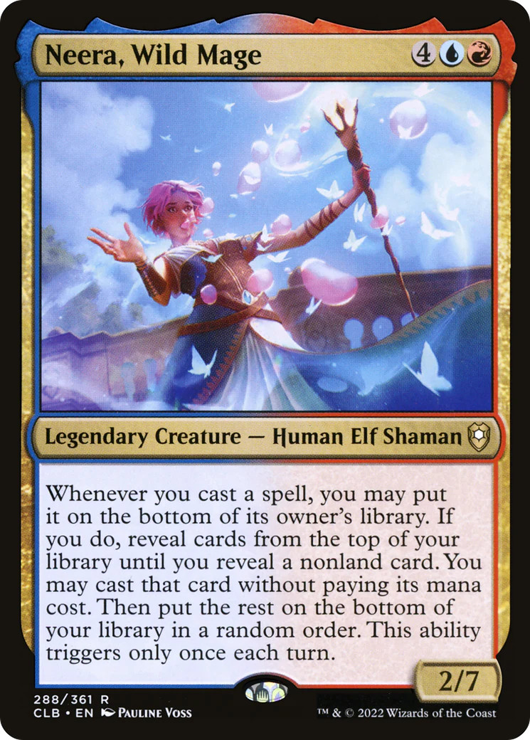 Neera, Wild Mage [Commander Legends: Battle for Baldur's Gate] Magic MTG