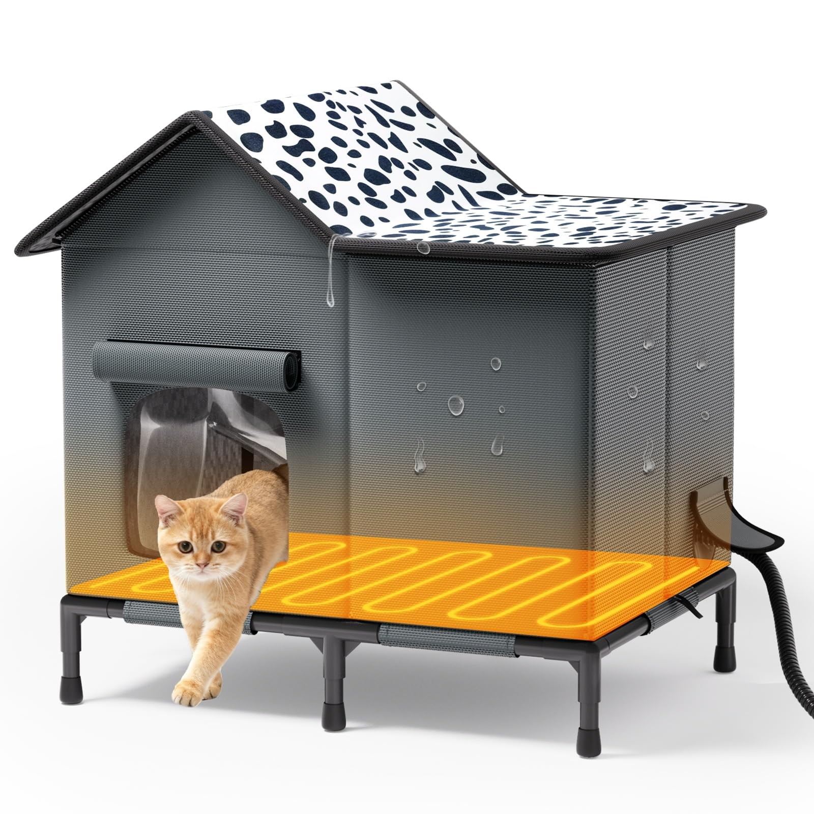 SYREMERS DJWM-55 Heated Cat House Outdoor 25