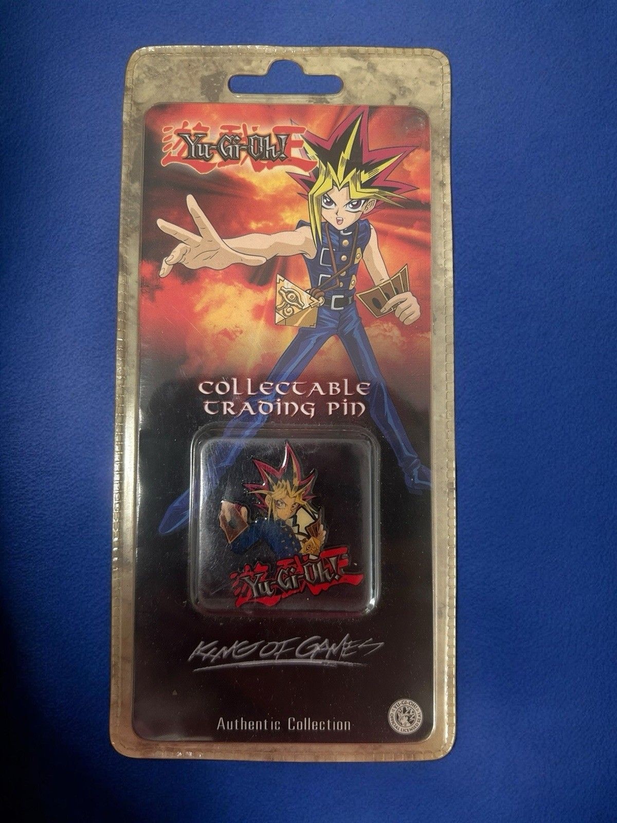 Vintage 2002 Yu-Gi-Oh Yugi Muto Collectible Trading Pin Sealed PSG Official