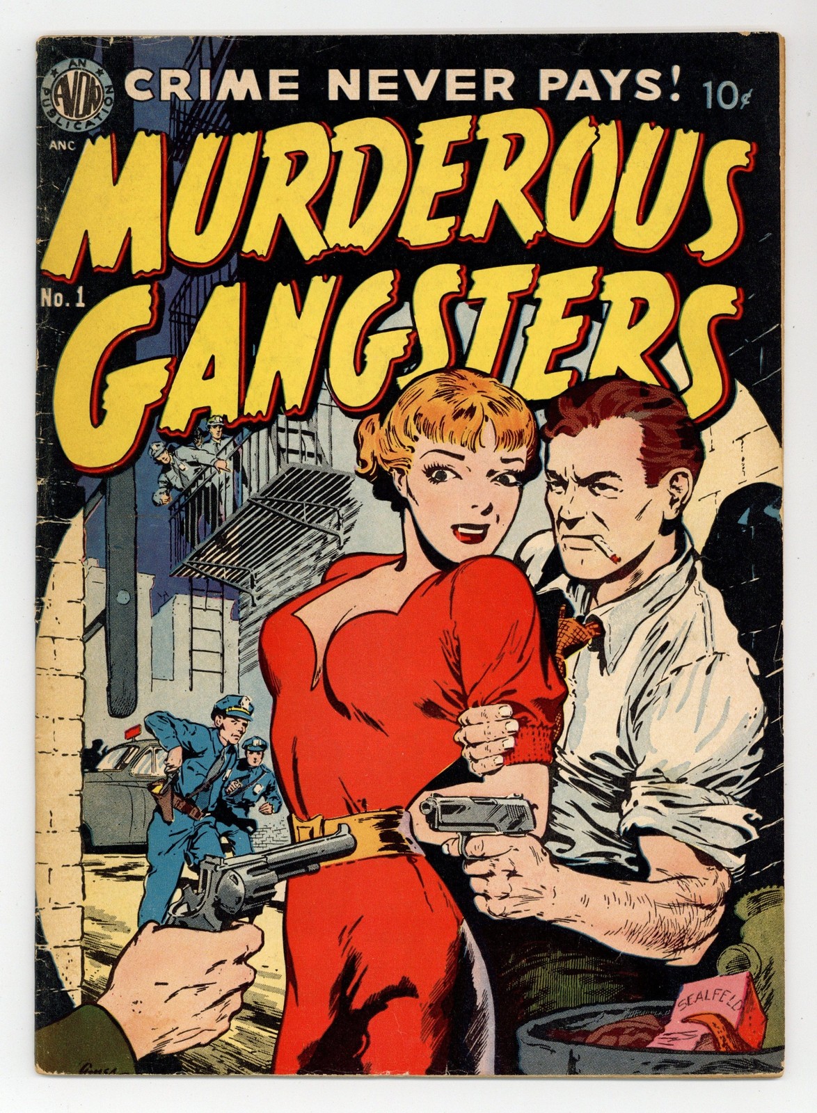 Murderous Gangsters #1 GD+ 2.5 1951