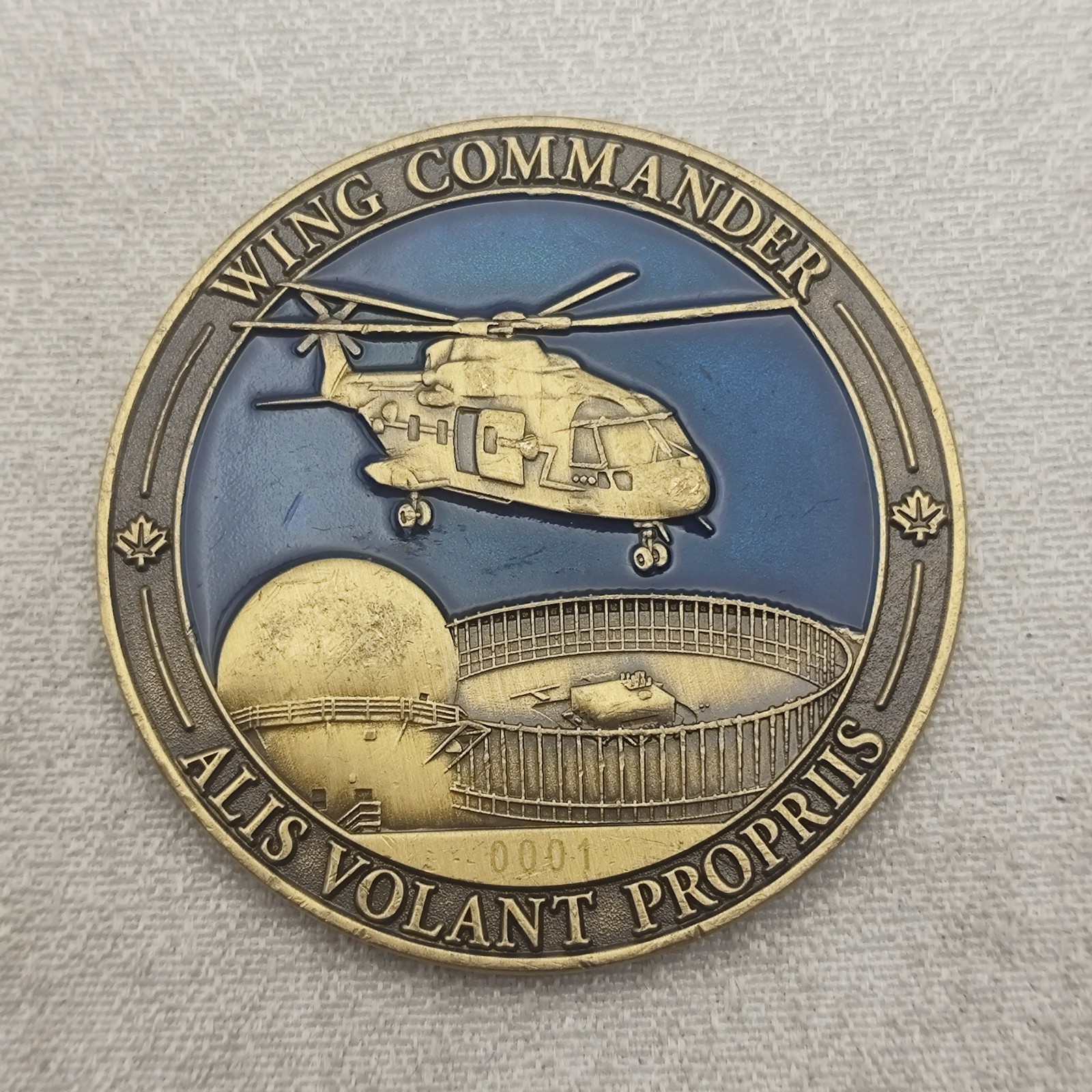 9 Wing Gander Wing Commander Challenge Coin
