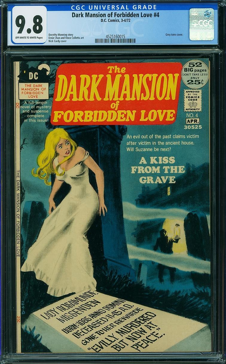 Dark Mansion of Forbidden Tales #4 (DC Comics 1972) CGC 9.8 Top Census Horror