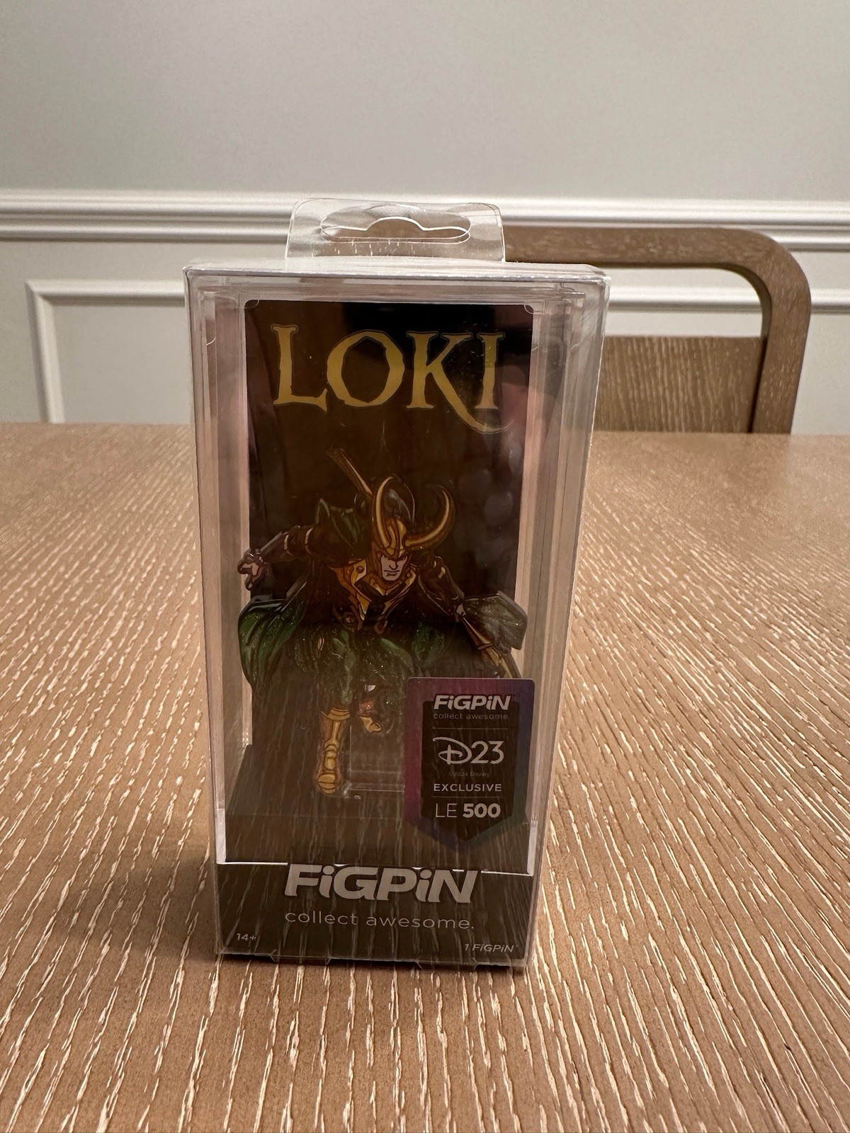 Disney D23 Expo 2024 FIGPIN Marvel LOKI Glitter Exclusive LE 500