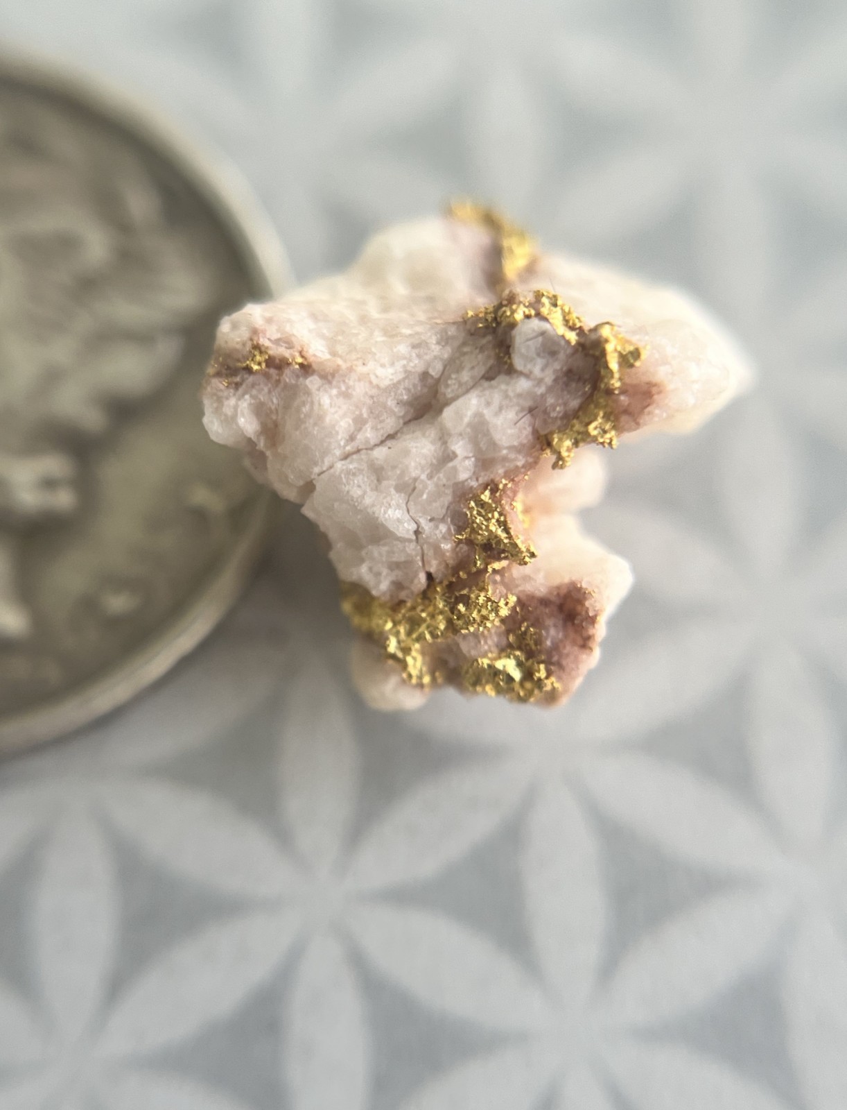 Gold in White Quartz 1.1 Grams (QR101)