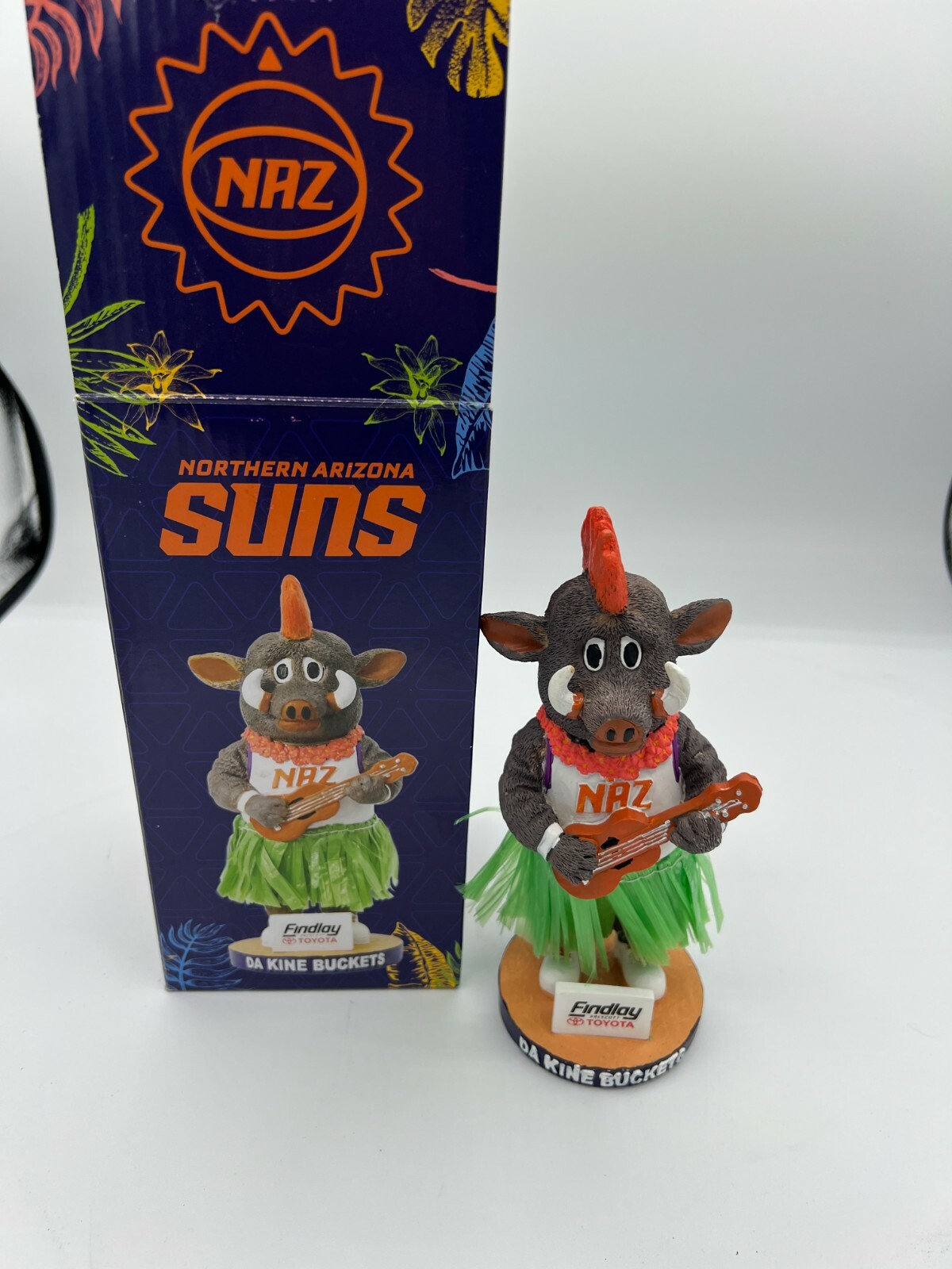 Northern Arizona Suns NBA G League DA Kine Buckets Bobblehead New In Box NIB
