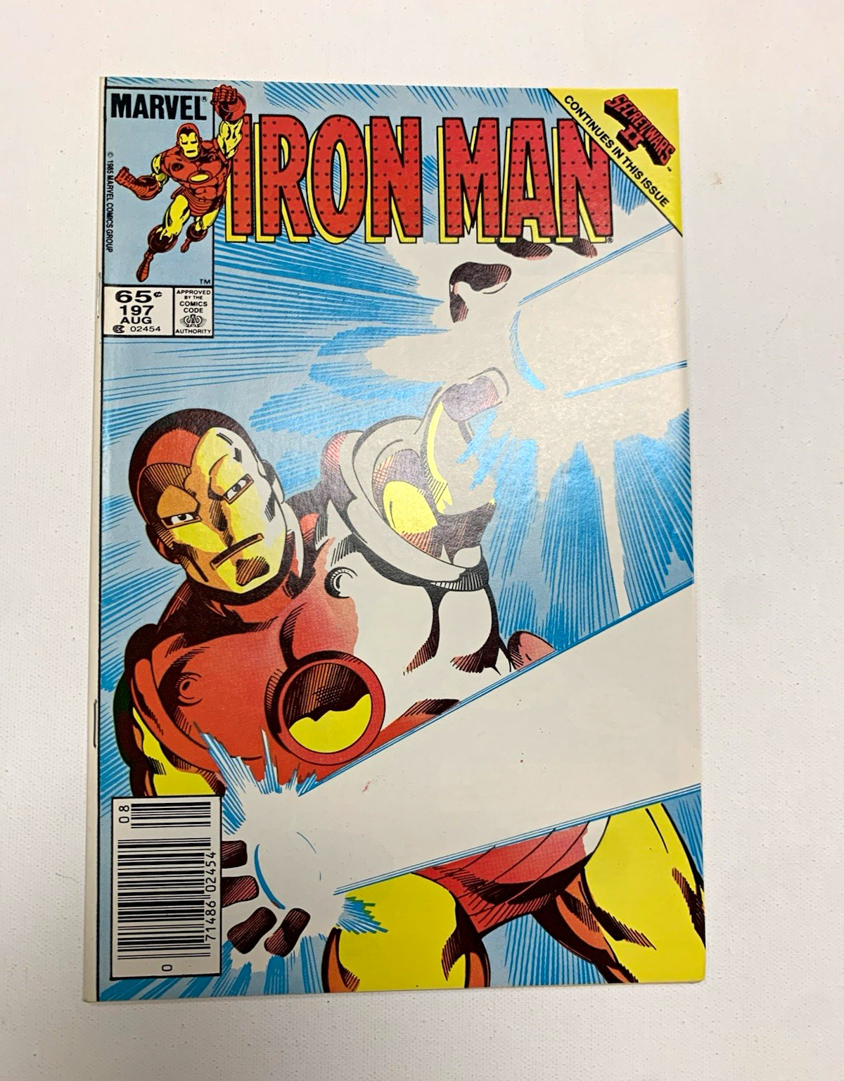 Iron Man #197 Mark Jeweler (Aug 1985 Marvel) Newsstand Variant Denny O'Neil