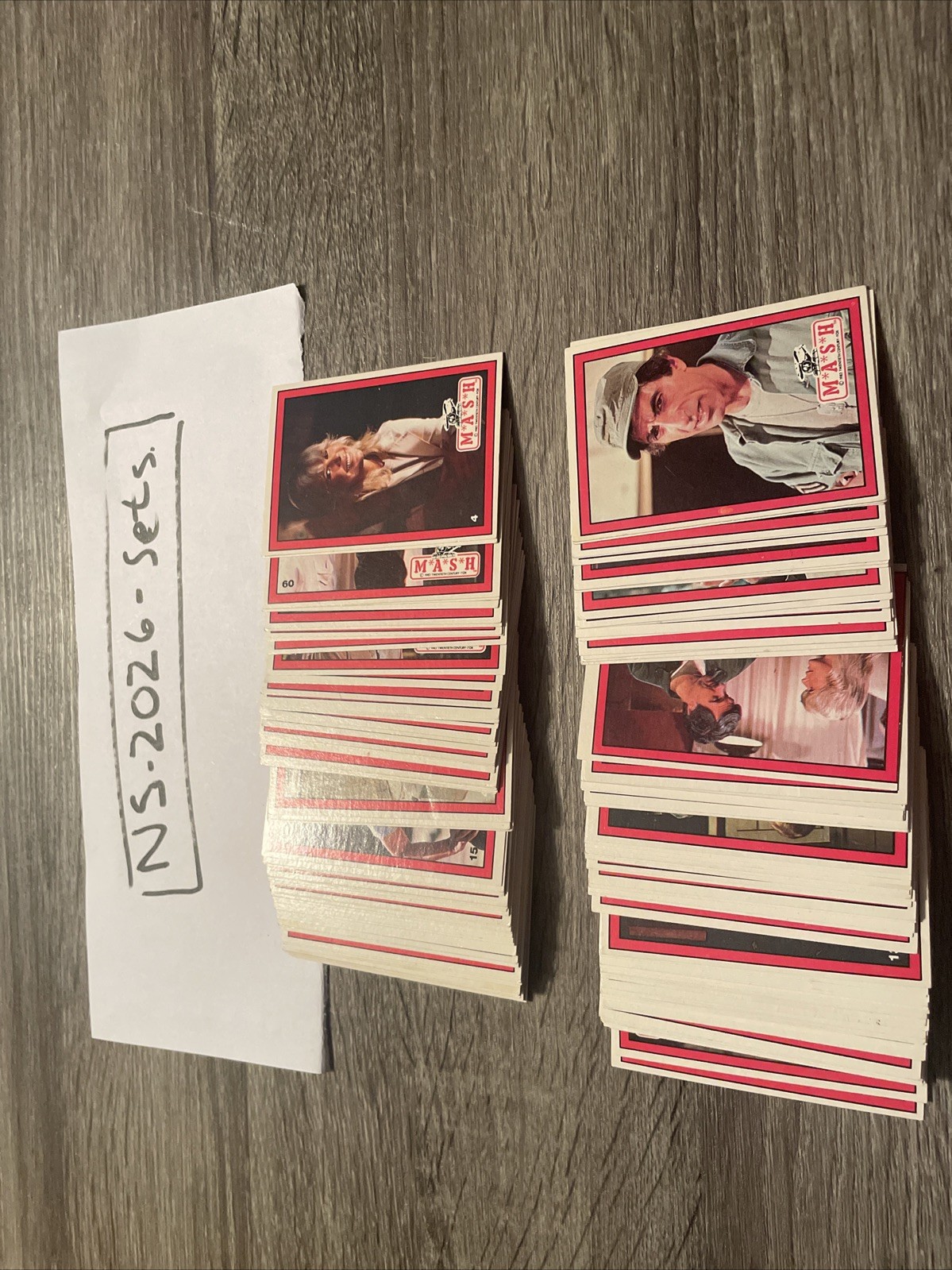 1982 MASH Donruss 50 Card Lot. Unique & Rare