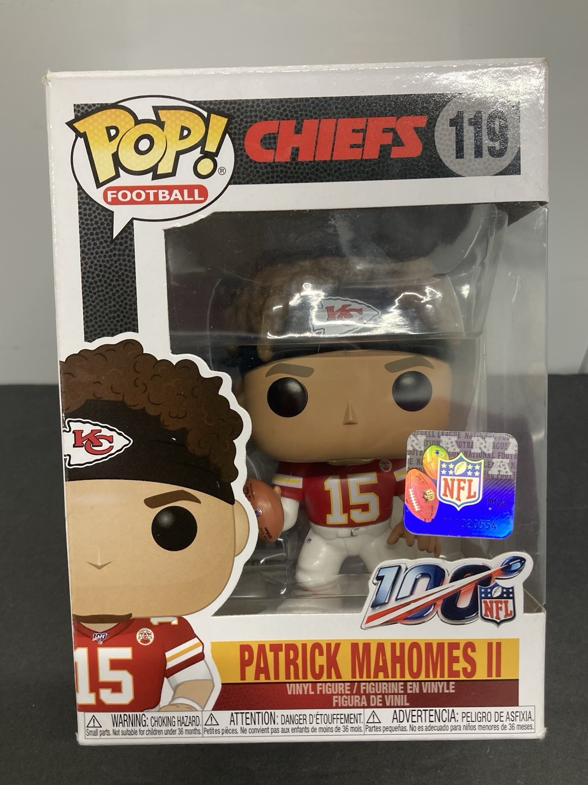 Funko Pop Vinyl: Patrick Mahomes II - Fanatics (Exclusive) #119
