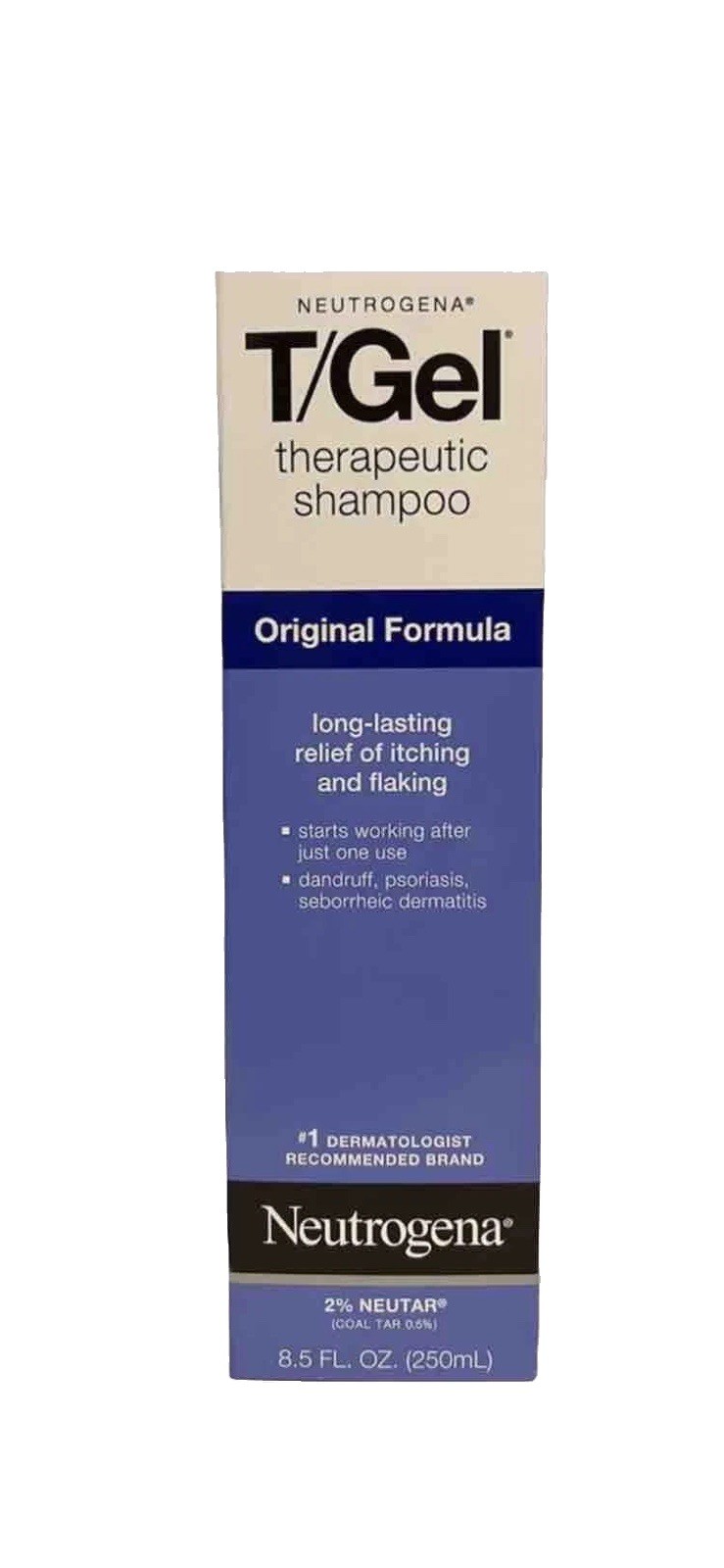 1) Neutrogena T/Gel Therapeutic Shampoo Original Formula 8.5 Oz Collectible VIEW