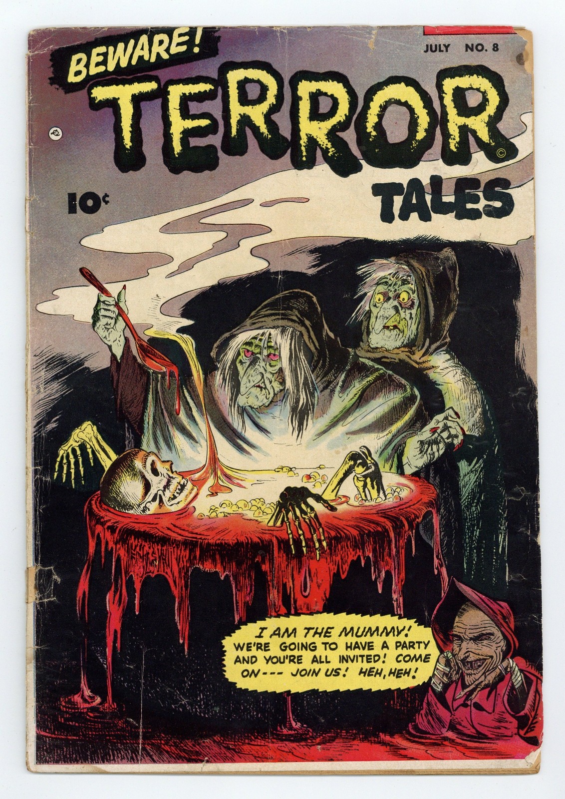 Beware Terror Tales #8 PR 0.5 1953