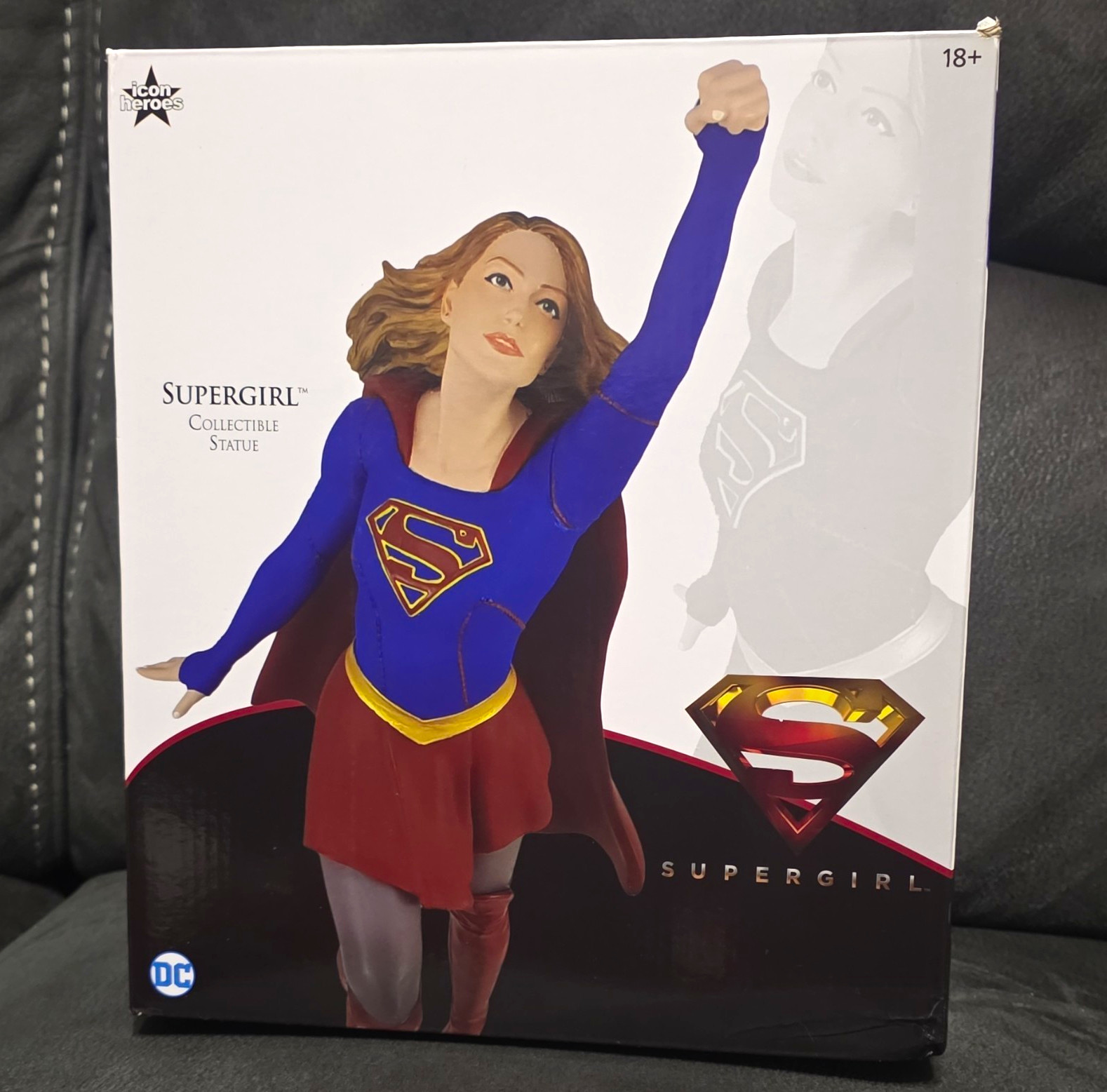 Icon Heroes Supergirl TV Statue #0019/2000 Limited Edition COA Box DC CW
