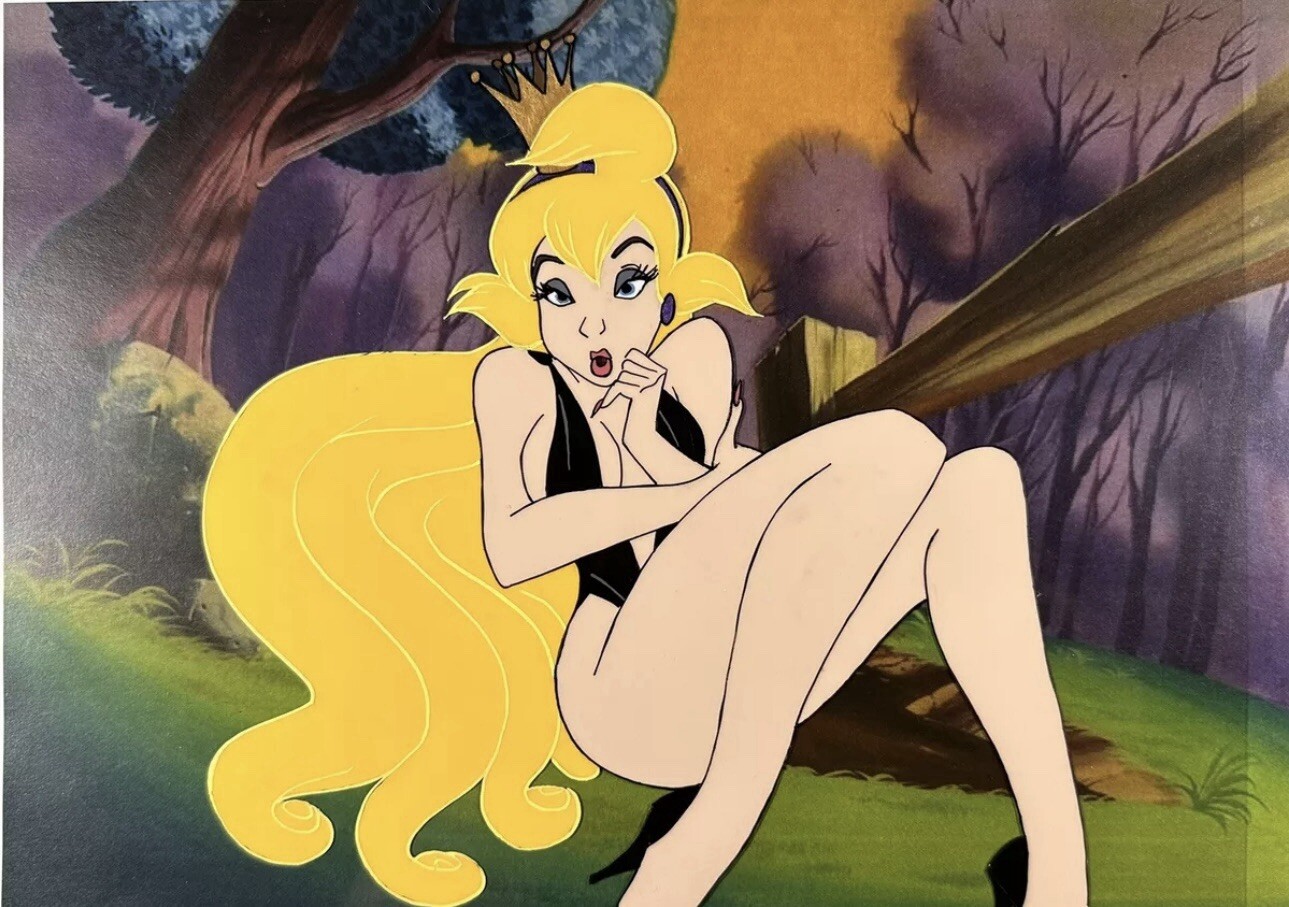 Princess Daphne “ Save Me Dirk” Dragon’s Lair Cel