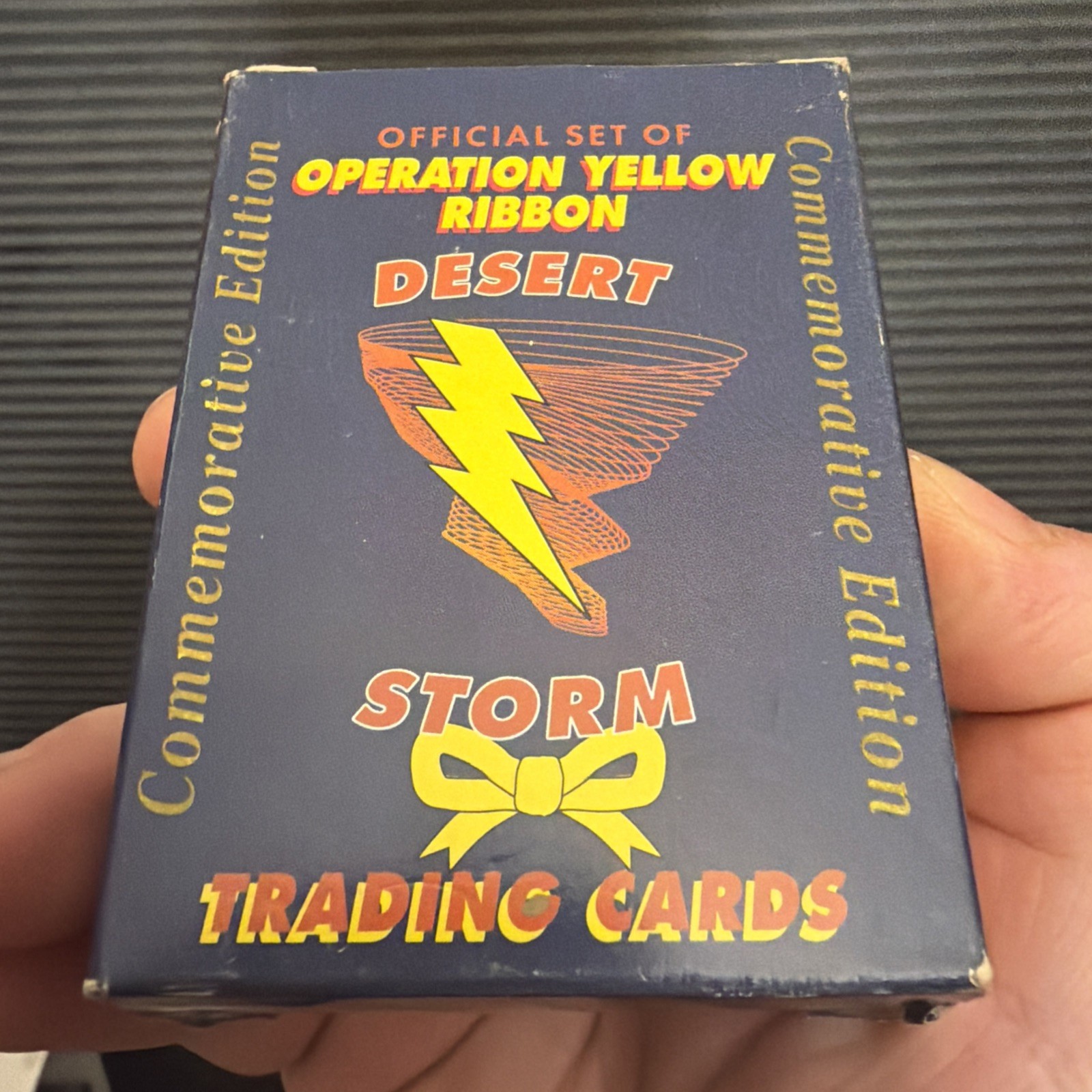1991 vintage Official Set of Operation Yellow Ribbon Desert Storm Trading Cards