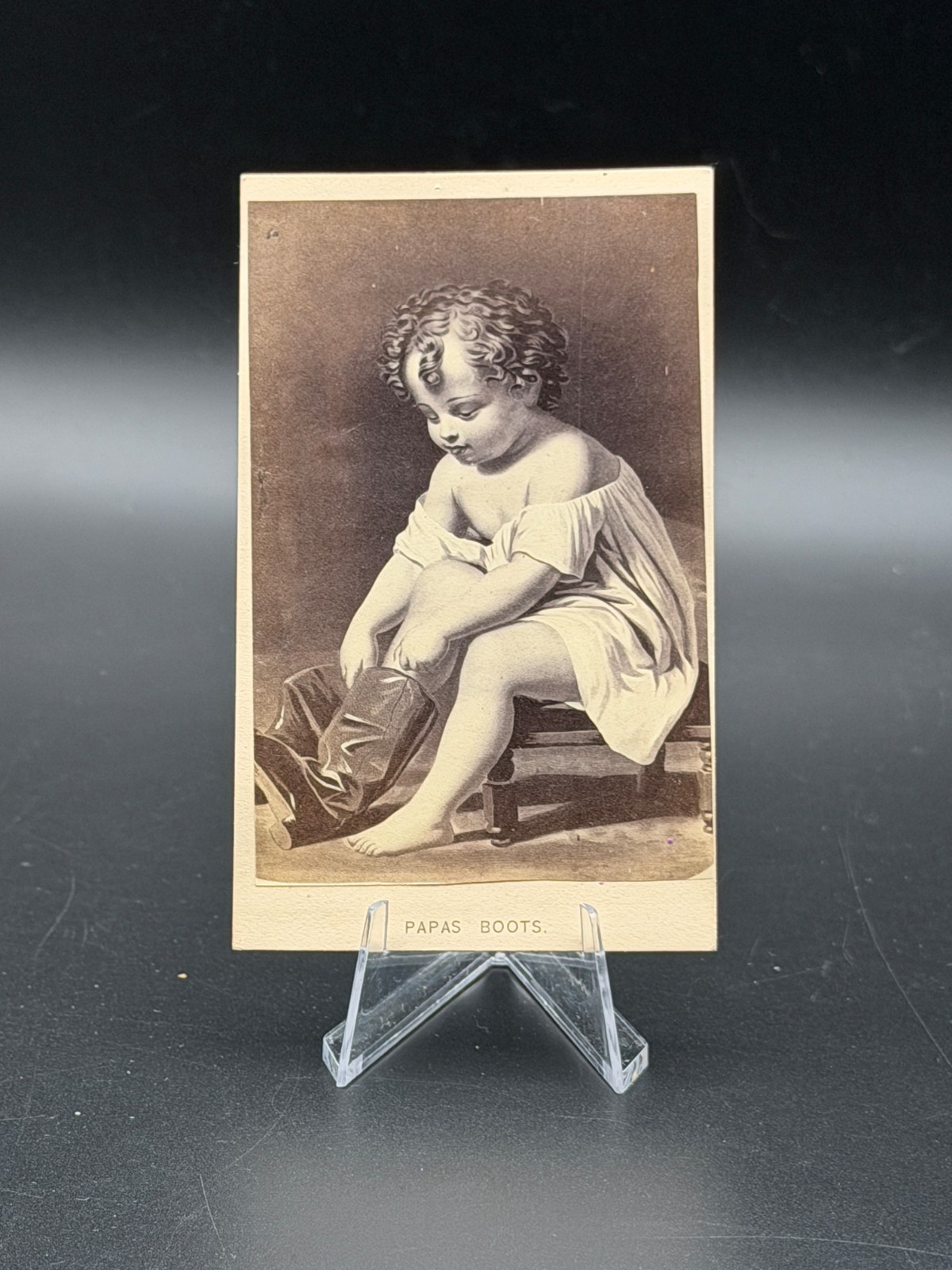 Antique 1860s Victorian CDV Art Series - Choose Your Title - Hand-Tinted - Rare