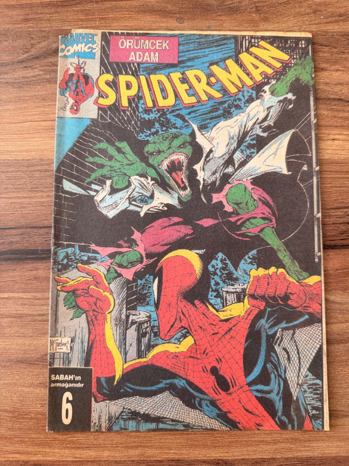 Spider-Man #6 Turkish Sabah Promo Todd McFarlane Lizard Rare Marvel Comic