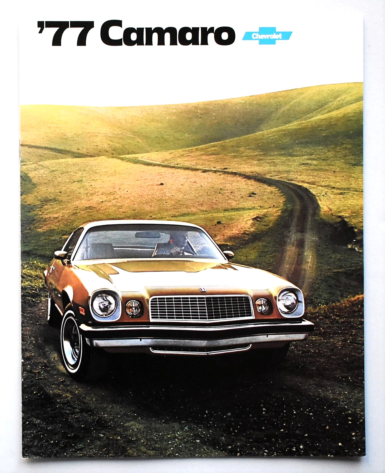 ORIGINAL 1977 CHEVY CAMARO SALES BROCHURE ~ 8 PAGES ~ 8.5