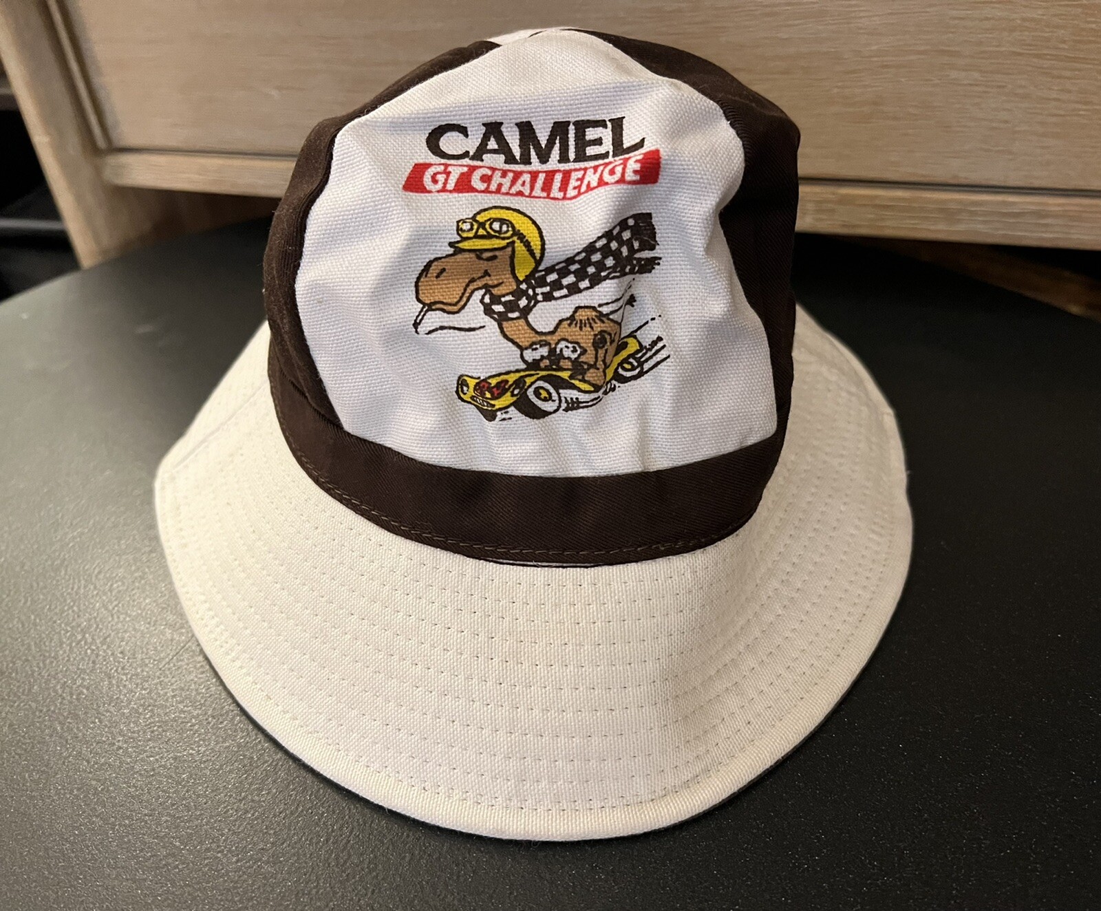 Vintage 1990's CAMEL GT CHALLENGE Auto Racing SMALL Bucket Hat NEW OLD STOCK