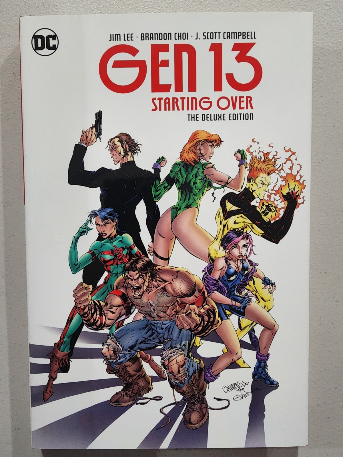 Gen 13 Starting Over the Deluxe Edition Hardcover HC DC Comics OOP Unread