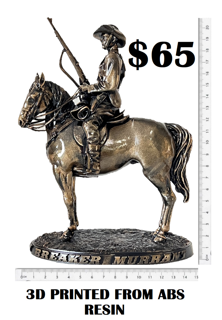 Breaker Morant Statue Boer War Australia Horse Collectables Aussie soldier