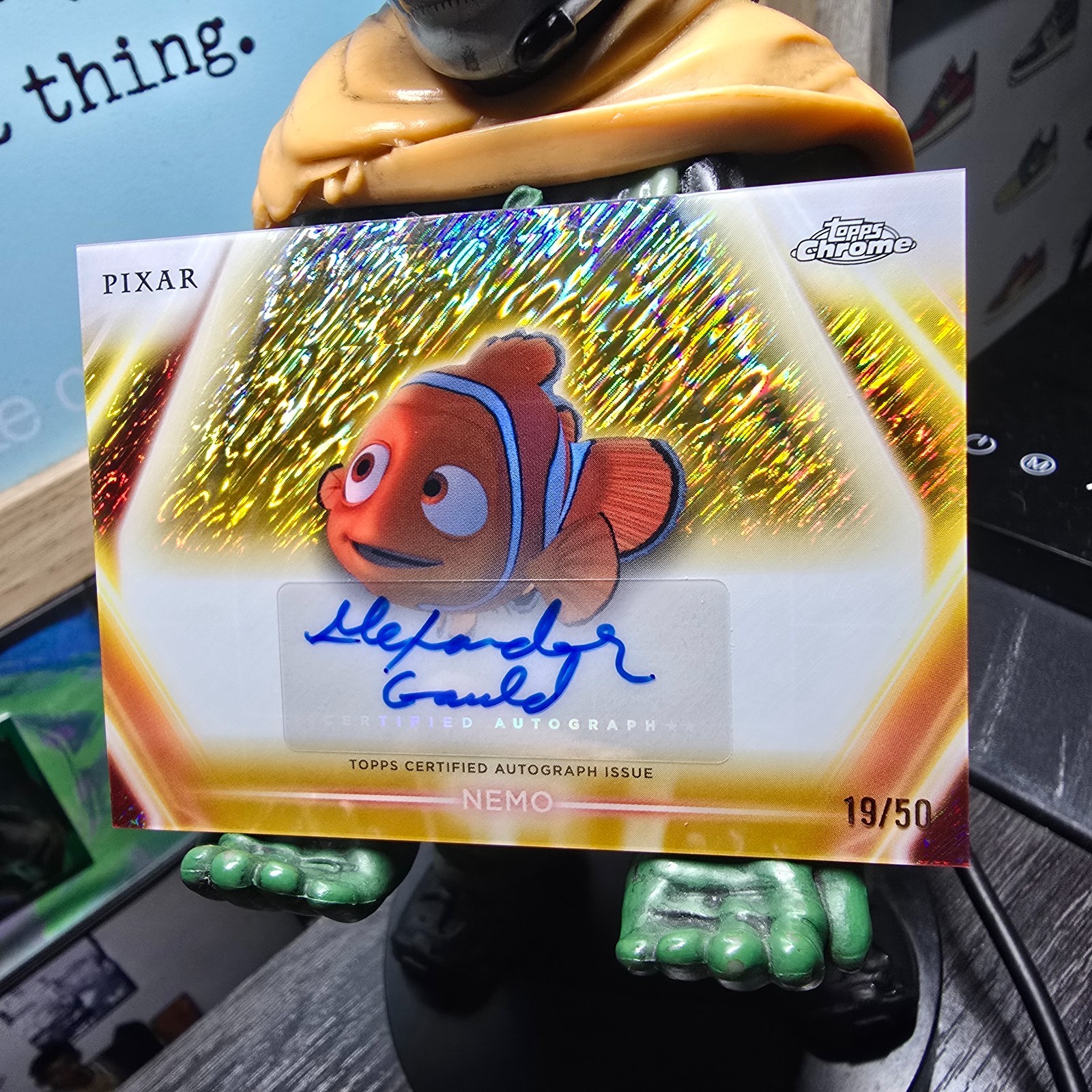 Pixar Gold Shimmer Disney Topps Chrome NEMO 19/50 CNA-AG 2026