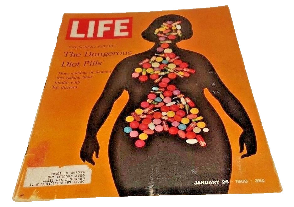 January 26, 1968 LIFE Magazine Diet Pills 60s advertising  Jan 1 27