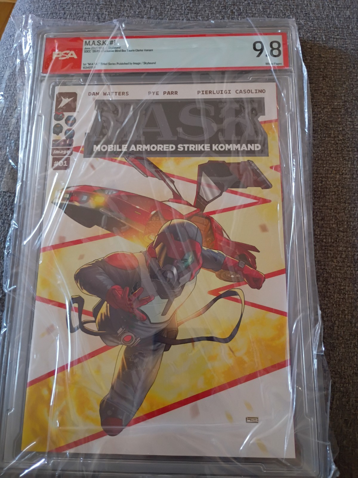 Image/Skybound M.A.S.K. #1 PSA 9.8 Energon Blind Box Variant Taurin Clarke