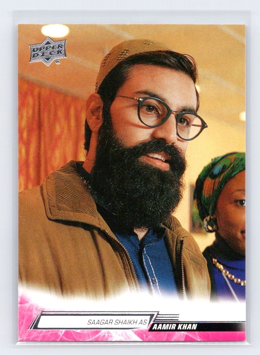 Saagar Shaikh as Aamir Khan 2024 UD Marvel Studios Series 1 #63 Ms. Marvel