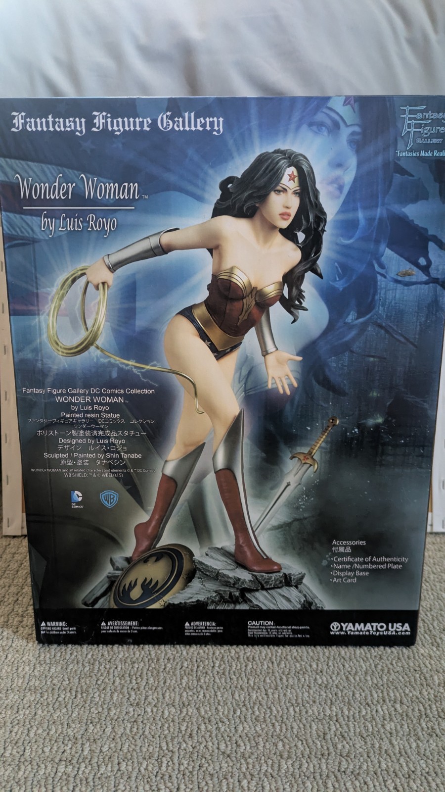 DC Yamato Fantasy Figure Wonder Woman 1/6 Statue Luis Rayo Design