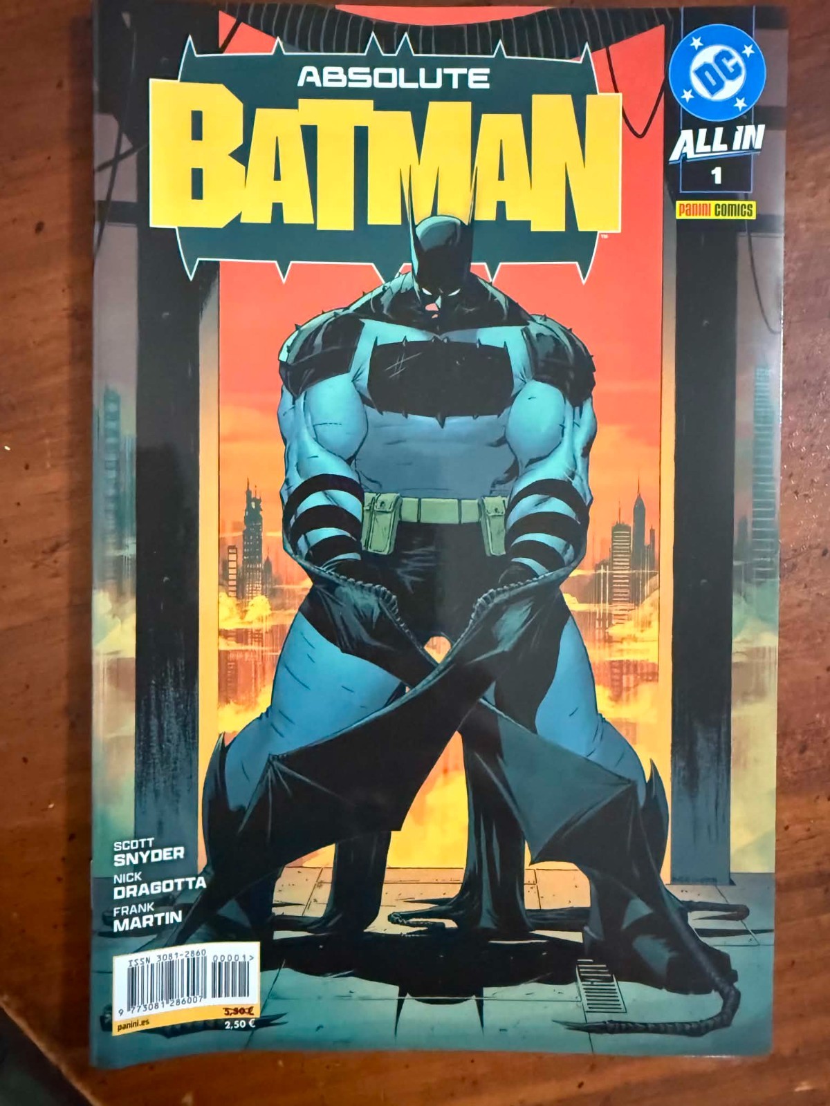 Absolute Batman 1 2025 NM ( uncirculated )   1st Panini Spain Variant