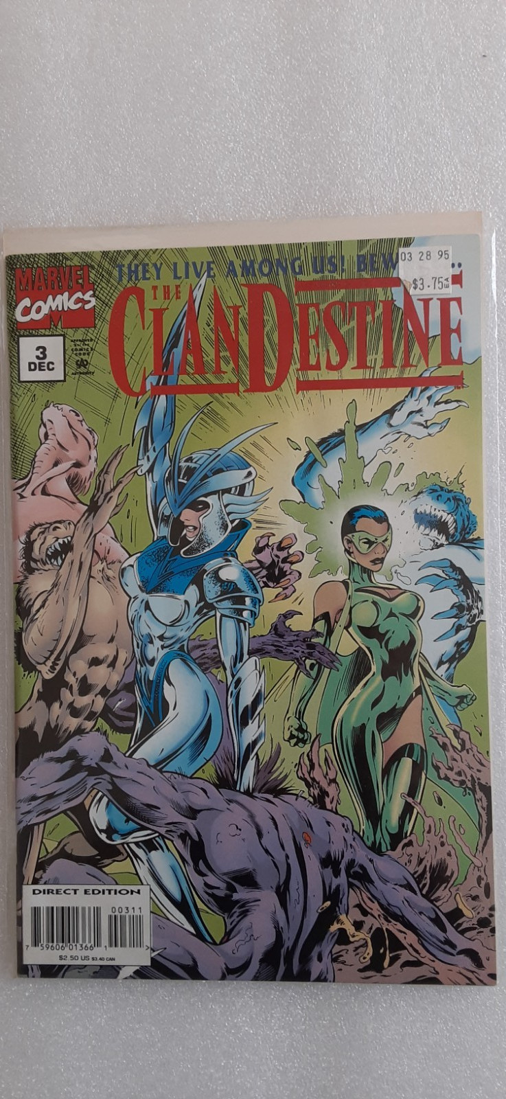 The ClanDestine #3 NM (Marvel Comics, December 1994)