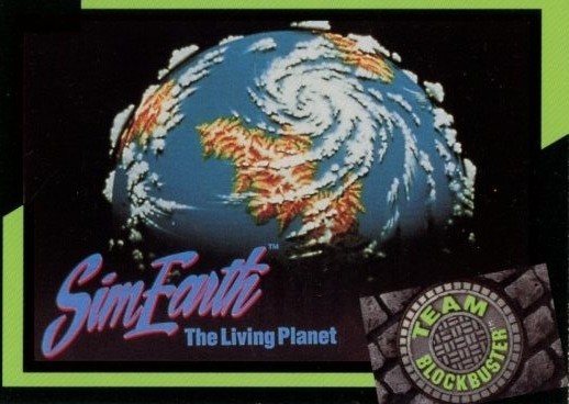TEAM BLOCKBUSTER PROMO CARD #30 SIM EARTH BLOCKBUSTER VIDEO 1993