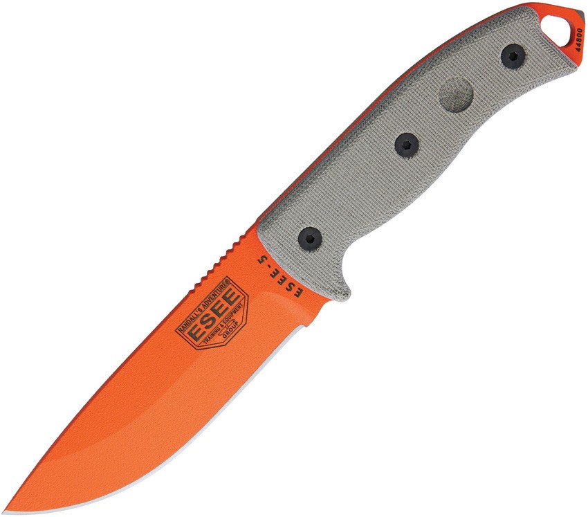 ESEE Model 5 Fixed Blade Knife Green 5.25 in