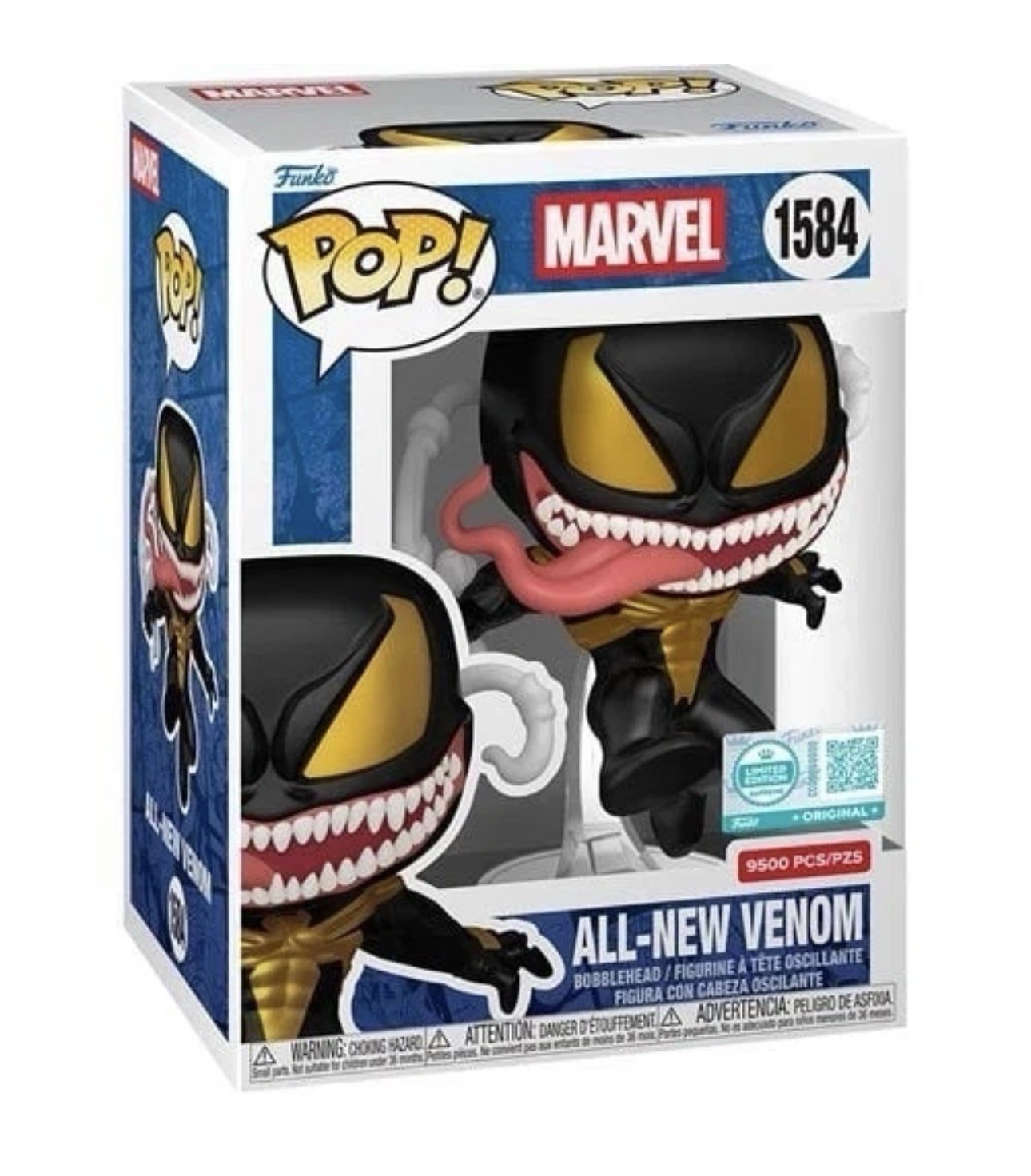 Marvel All-New Venom Funko Pop Vinyl Figure #1584 EE Exclusive LE 9500 In Hand
