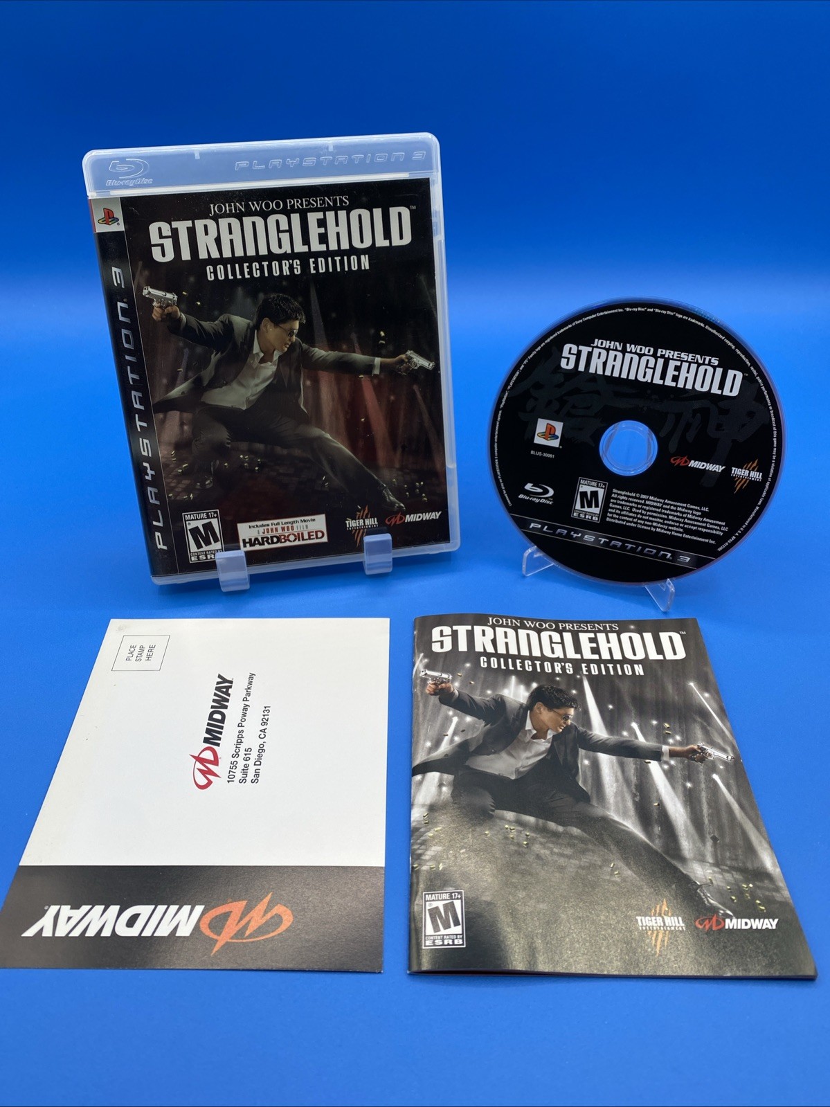 John Woo Presents Stranglehold [Collector\'s Edition] (Sony PS3, 2007) - CIB
