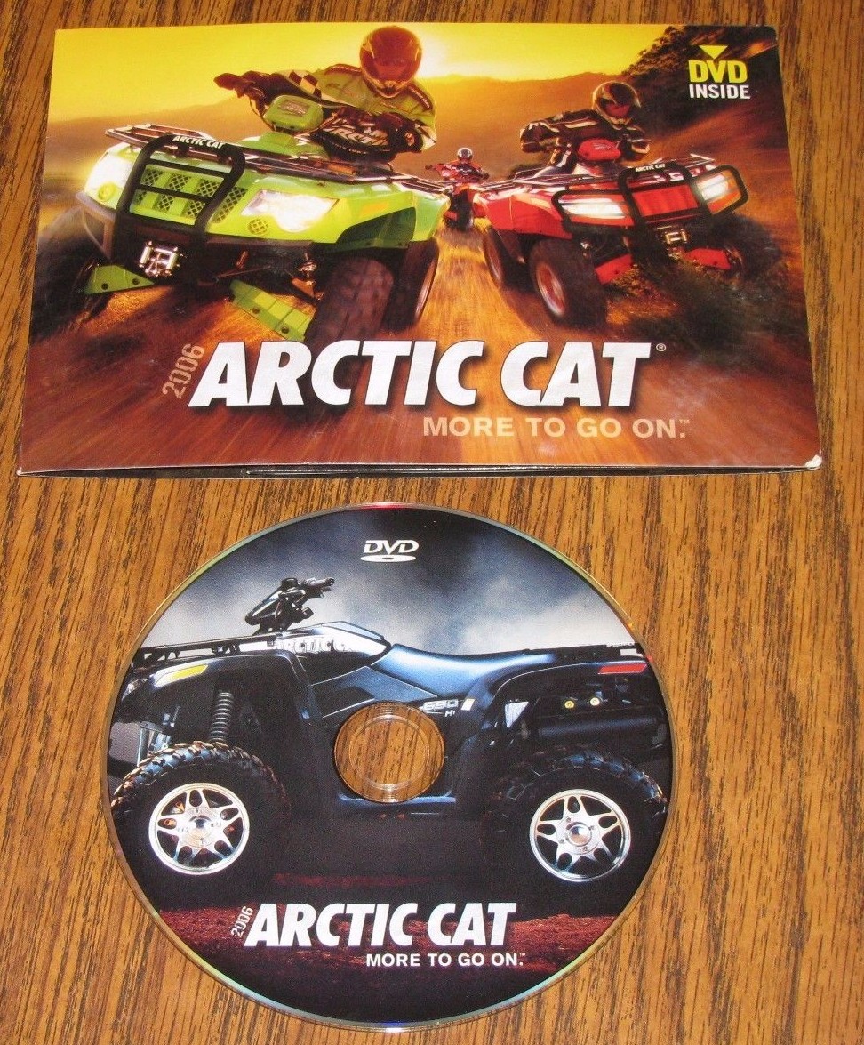 Arctic Cat 650 ATV All Terrain Four Wheeler 2006 DVD \